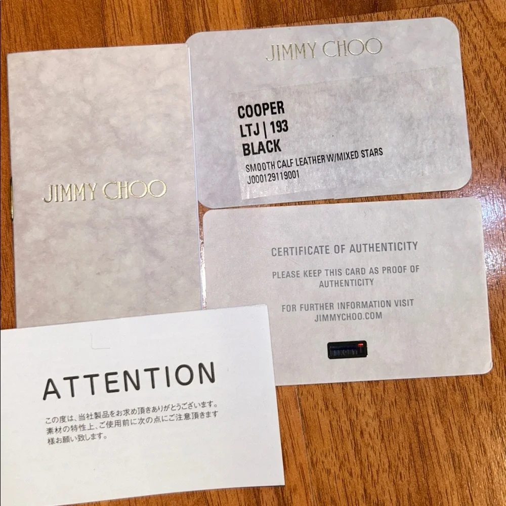 Authentic Jimmy Choo Cooper Star Bi Fold Wallet